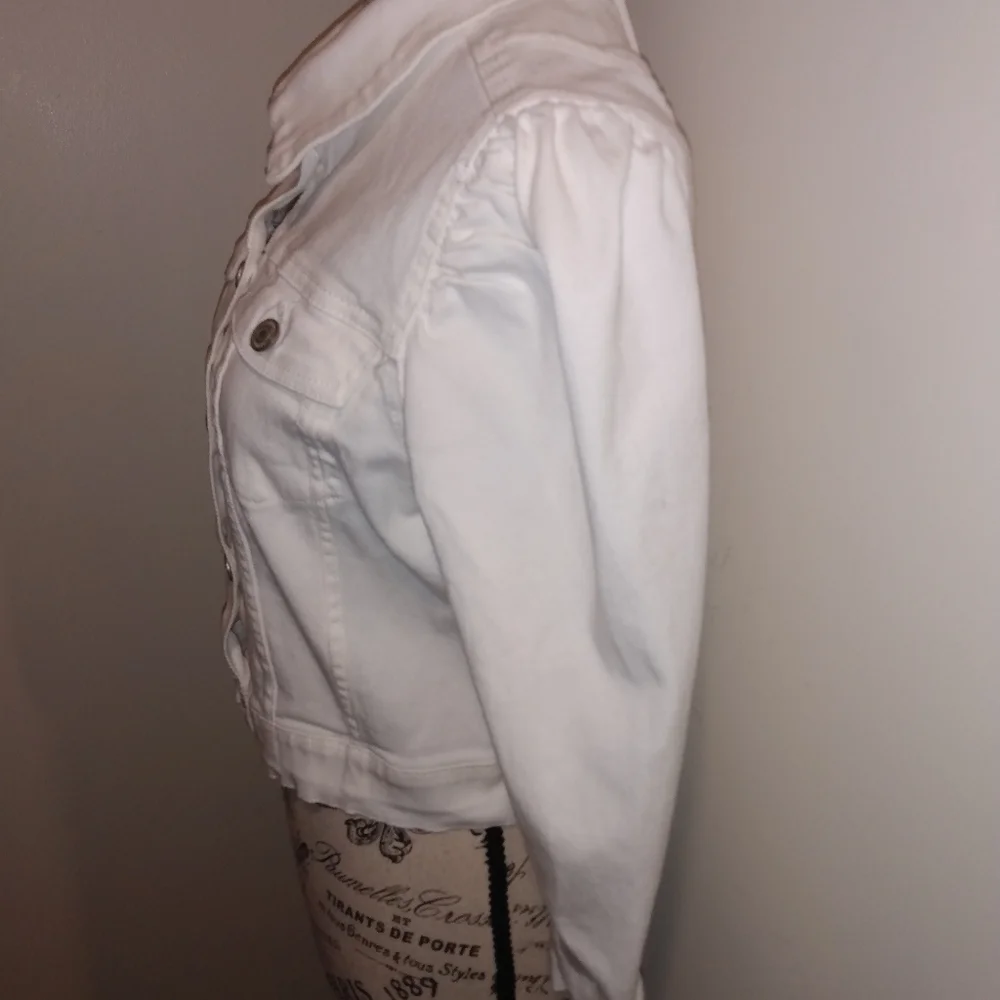 🛍️ Ashley Vintage Charm Designer Stretch Denim Jacket 🧥 (M) - Picture 3 of 10